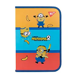 Папка факультативная YES A4 на молнии Minions (492099)