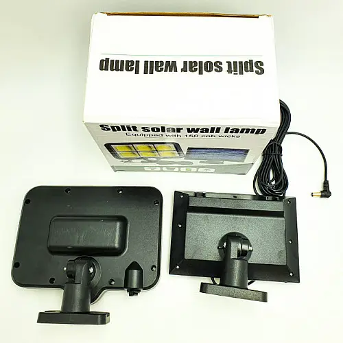 Лампа-ліхтар LED з датчиком руху на сонячній батареї Wall lamp LF-1723 (hub_nkni39612)