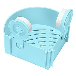 Полка на присосках угловая Aquavita Triangle Shelves настенная Blue (do177-hbr)