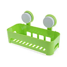 Полка на присосках Fenix прямоугольная Bathroom Shelves Green (do182-hbr)