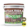Шпаклівка для дерева готова до використання акрилова SkyLine Wood Бук 4500 г.