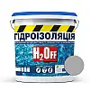 Гидроизоляция универсальная акриловая краска мастика Skyline H2Off Серая 24 кг