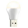 Лампа світлодіодна для повербанка Lesko USB 2023 Холодний світло (10412-51833)