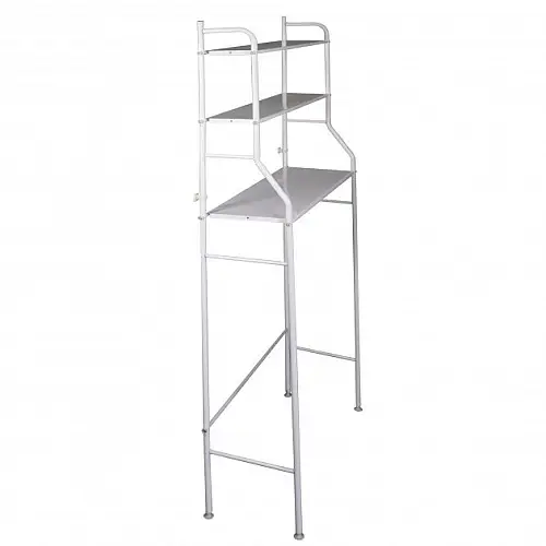 Полка-стеллаж над стиральной машиной RIAS Laundry Rack TW-106 напольная 68х26х168 см White (3_01646)