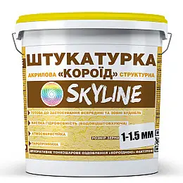 Штукатурка "Короед" Skyline акрилова, зерно 1-1,5 мм, 25 кг