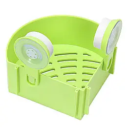 Полка на присосках угловая Aquavita Triangle Shelves Green (11651-hbr)