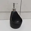Дозатор жидкого мыла 350 мл с подставкой для губки BonaDi 851-312 Black