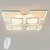 Стельова LED люстра світлодіодний світильник Sunlight білий 5631/4+4