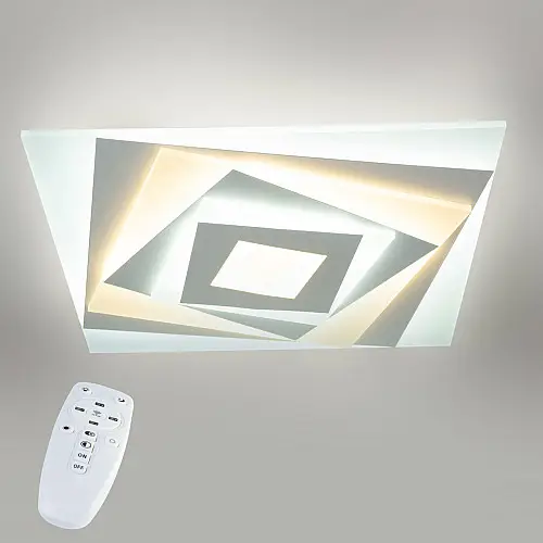Стельова LED люстра світлодіодний світильник Sunlight білий 19726/500