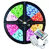 Светодиодная лента RIAS 3528 LED RGB в бухте 5м разноцветная 220V с пультом