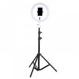 Світлодіодне селфі кільце з утримувачем для телефону OPT-TOP Selfie Ring Light LL666 26 см 3 режими (1756374694)