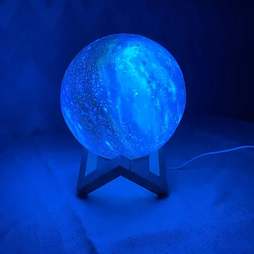 Лампа-нічник світильник світлодіодний 3D OPT-TOP Космос з пультом (1756375557)