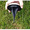 Садовый уличный светодиодный фонарь-подсветка на солнечной батарее Solar Disk Lights 8 LED 164-12328830