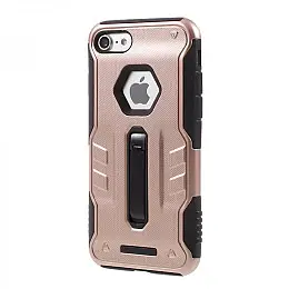 Накладка Hard Case vs Metal Kickstand  для Apple iPhone 5 Золотая (PC-001266)