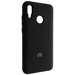 Накладка Silicone Case Huawei Y7 2019/Y7 Prime 2019 DUB-LX1 DUB-LX3 Черный (00006871)