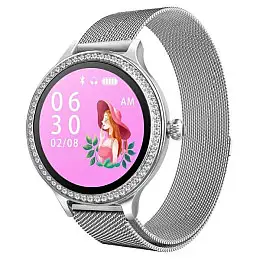 Фітнес браслет Smart Band ST M8 Тонометр Сріблястий (SBM8TSS)