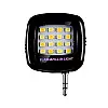 Селфі спалах Lesko 16LED для смартфона Black (3968-11432)