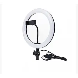 Кольцевая LED лампа UKC LL666 26см USB (300930)