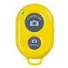 Універсальний Bluetooth пульт дистанційного керування камерою телефону для селфі палиці жовтий