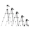 Высокий штатив для фотоаппарата OOOPS Tripod 3110, тренога держатель для телефона (1007447-Silver-1)