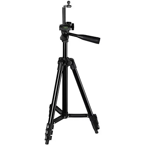 Штатив для фотоаппарата + крепление для телефона OOOPS Tripod 3120 A тренога держатель для камеры Black (1007648-Black-1)