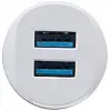 Автомобільний зарядний пристрій inkax CC-12 2USB 2.1A microUSB White (av087-hbr)