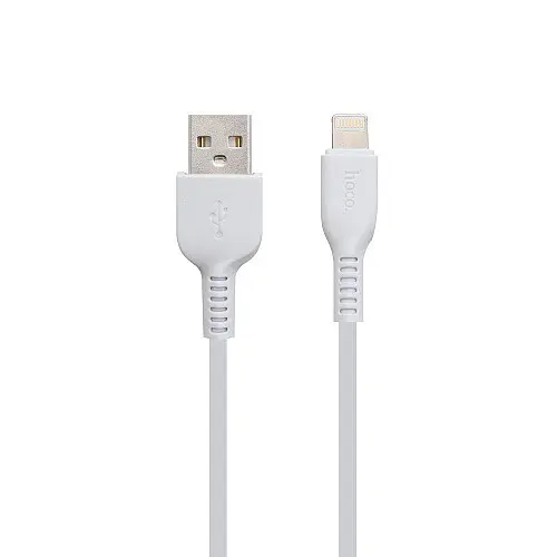 Кабель USB Hoco X13 USB - Lightning Білий