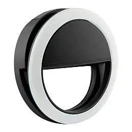Кольцо для селфи с подсветкой selfie light Black (my006-hbr)