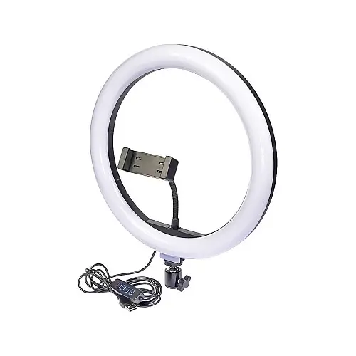 Кільцева LED лампа UKC із тримачем для телефону 12" 30 см