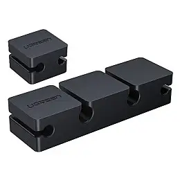 Органайзер для кабелей UGreen Cable Holder Clips Black Черный