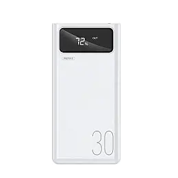 УМБ REMAX Mengine Series RPP-112 30000mAh 2.1A*4 USB з ліхтариком Білий