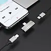 Перехідник Hoco LS24 Dual Lightning 2A
