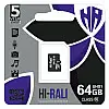 Карта пам'яті Hi-Rali Micro SDXC 64gb UHS-1 10 Class Чорний