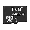 Карта памяти T&G Micro SDXC 64gb UHS-1 10 Class Черный
