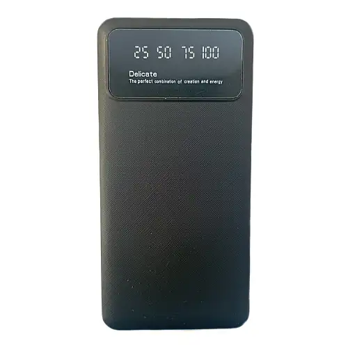 УМБ Power Bank 20000mAh повербанк с экраном и фонариком Black (11225-hbr)