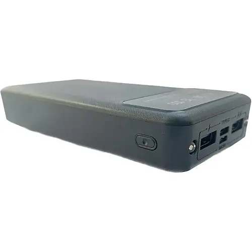 УМБ Power Bank 20000mAh повербанк с экраном и фонариком Black (11225-hbr)