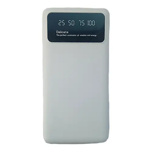 УМБ Power Bank 20000mAh повербанк с экраном и фонариком White (11226-hbr)