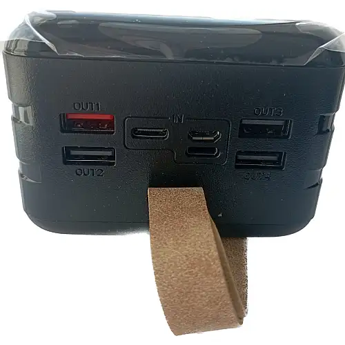 УМБ Power Bank Smart 60000mAh повербанк с экраном и фонариком Black (11233-hbr)