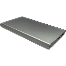 УМБ Power Bank Pineng 9800mAh повербанк внешний аккумулятор Silver (11244-hbr)