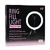 Кольцевая Led лампа с деражателем для телефона UKC Fill Light 26cm QX-260 Черный