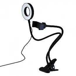 Лампа Fill Light 2 in 1 9cm на Прищепке кабель с пультом управления и USB Black