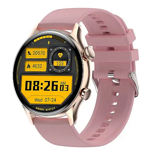 Смарт-часы Smart Watch XO J4 Блютуз v5.0 / NFC, емкостью 280mAh,IP68 /Android, iOS Pink