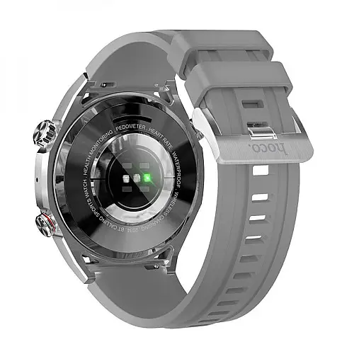 Смарт-часы Smart Watch Hoco Y16 Блютуз v5.1,емкостью 260mAh,IP68 диагональ 1.39 /Android, iOS Silver