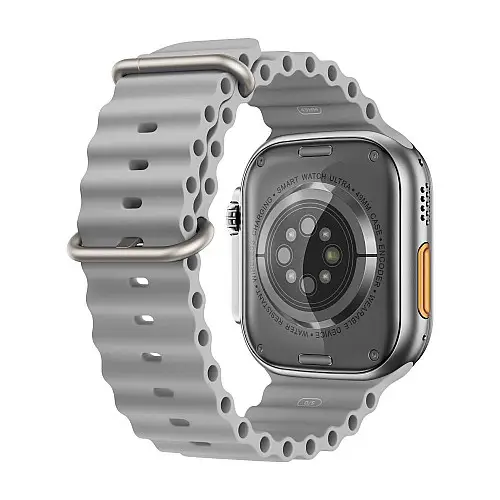 Смарт-часы Smart Watch XO M8 Pro Блютуз v5.0,емкостью 280mAh,IP68 /Android, iOS 3D экран диагональ 1.96 / 49mm Silver