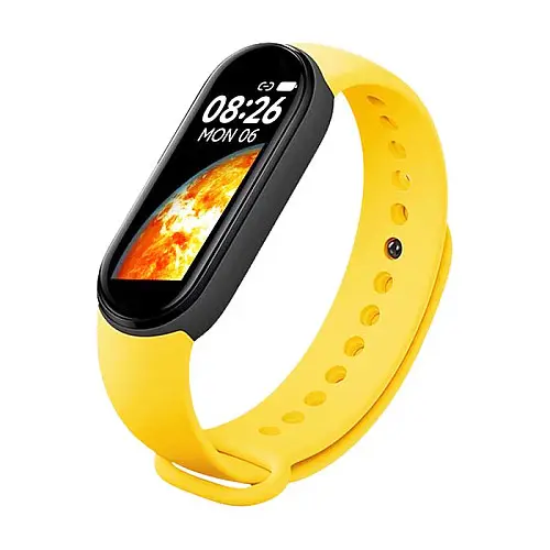 Наручные часы фитнес-браслет Band M7 Yellow (12250-hbr)