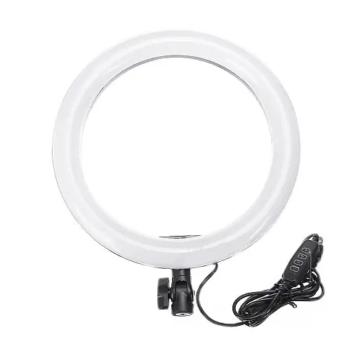 Кольцевая LED лампа UFT XD-260 без держателя для телефона и подставки Black (11207-hbr)