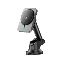 Автомобільний магнітний тримач з бездротовою зарядкою XO CX018 15W с MagSafe Hoco
