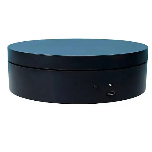 Поворотний стіл для предметної зйомки CNV 12 см Mini Electric Turntable Black