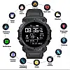 Сенсорний розумний смарт-годинник Smart FD68S Black (16103-hbr)