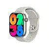 Сенсорные умные смарт-часы Smart HK9 Pro Plus меню на Украинском языке White (16077-hbr)